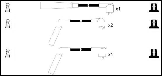 LEMARK HOES140 - Kit de câbles d'allumage cwaw.fr