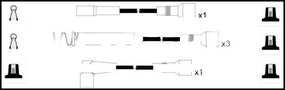 LEMARK HOES103 - Kit de câbles d'allumage cwaw.fr