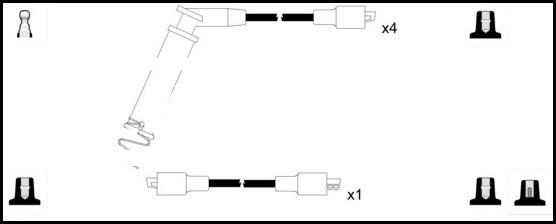 LEMARK HOES1169 - Kit de câbles d'allumage cwaw.fr