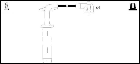 LEMARK HOES1311 - Kit de câbles d'allumage cwaw.fr