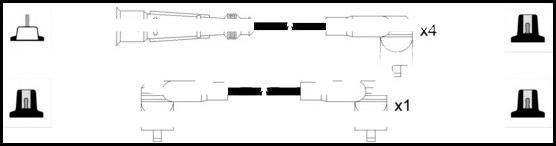 LEMARK HOES124 - Kit de câbles d'allumage cwaw.fr