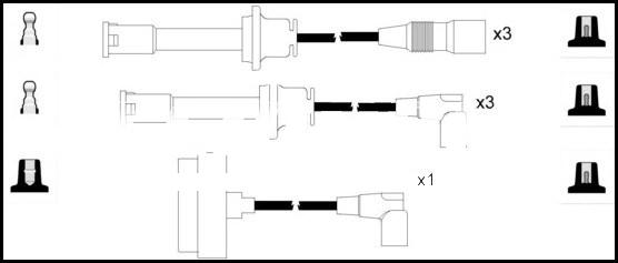 LEMARK HOES1251 - Kit de câbles d'allumage cwaw.fr