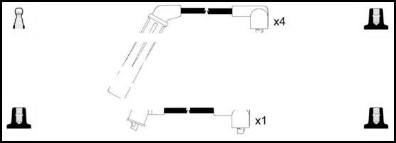 LEMARK HOES128 - Kit de câbles d'allumage cwaw.fr