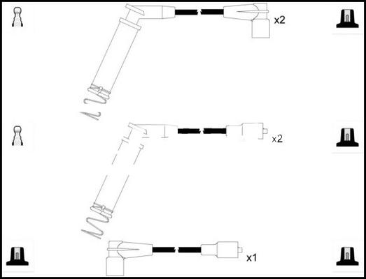 LEMARK HOES1236 - Kit de câbles d'allumage cwaw.fr