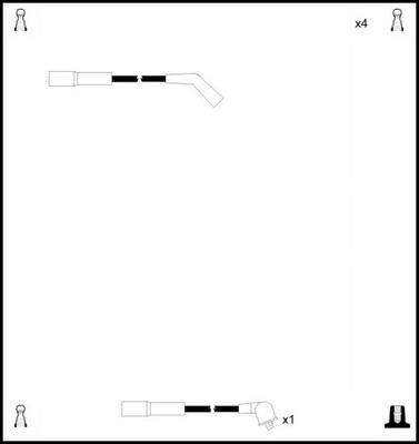 LEMARK HOES848 - Kit de câbles d'allumage cwaw.fr