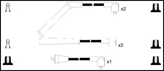 LEMARK HOES362 - Kit de câbles d'allumage cwaw.fr