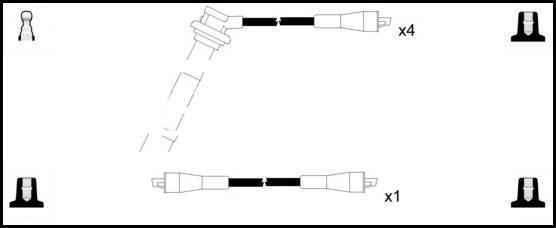 LEMARK HOES274 - Kit de câbles d'allumage cwaw.fr