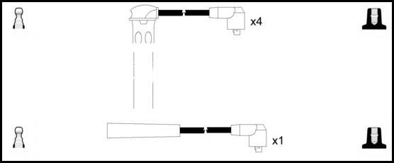 LEMARK HOES270 - Kit de câbles d'allumage cwaw.fr