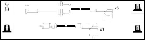 LEMARK HOES753 - Kit de câbles d'allumage cwaw.fr