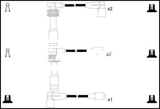 LEMARK HOES770 - Kit de câbles d'allumage cwaw.fr