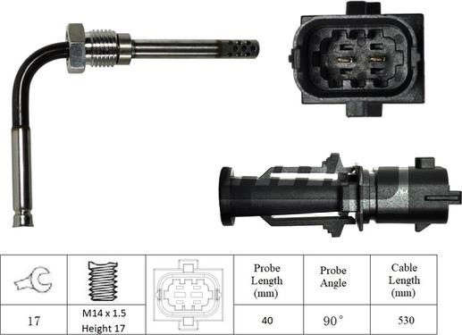 LEMARK LXT093 - Capteur, température des gaz cwaw.fr