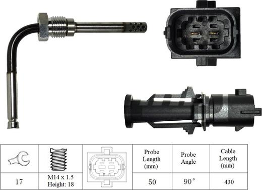 LEMARK LXT097 - Capteur, température des gaz cwaw.fr