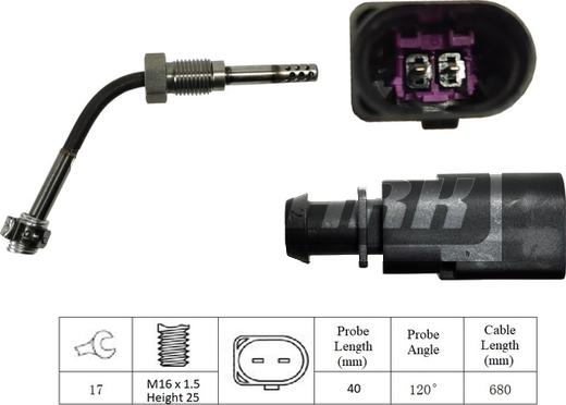 LEMARK LXT058 - Capteur, température des gaz cwaw.fr