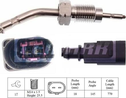 LEMARK LXT062 - Capteur, température des gaz cwaw.fr