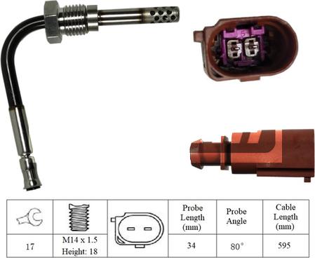 LEMARK LXT009 - Capteur, température des gaz cwaw.fr