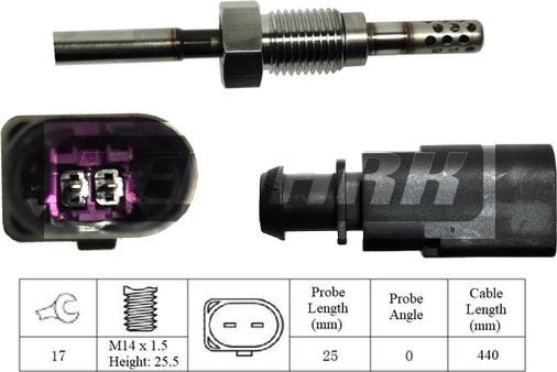 LEMARK LXT015 - Capteur, température des gaz cwaw.fr