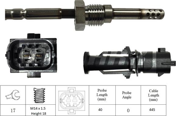 LEMARK LXT036 - Capteur, température des gaz cwaw.fr