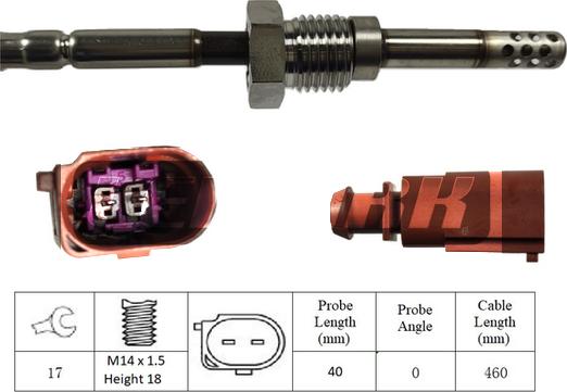 LEMARK LXT020 - Capteur, température des gaz cwaw.fr