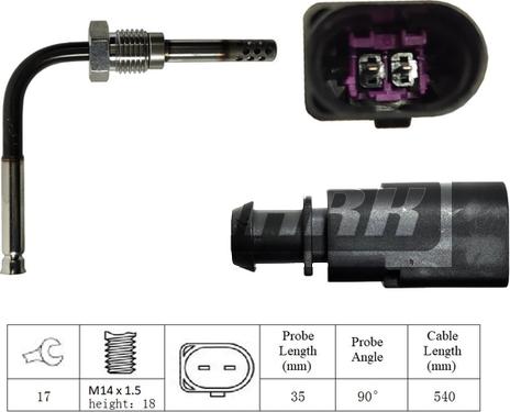 LEMARK LXT023 - Capteur, température des gaz cwaw.fr