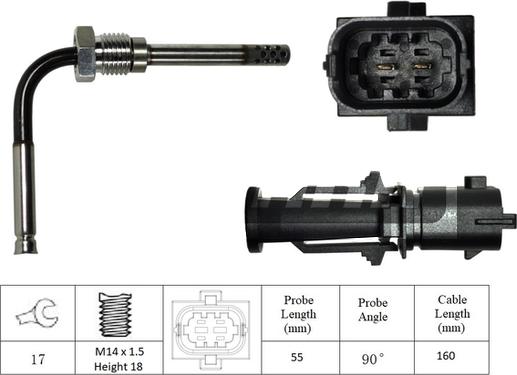 LEMARK LXT079 - Capteur, température des gaz cwaw.fr