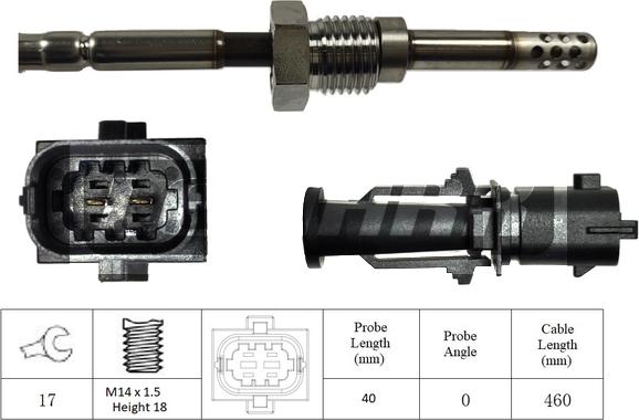 LEMARK LXT074 - Capteur, température des gaz cwaw.fr