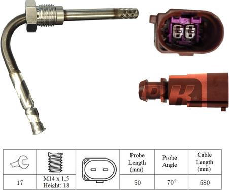 LEMARK LXT112 - Capteur, température des gaz cwaw.fr