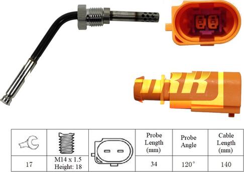 LEMARK LXT312 - Capteur, température des gaz cwaw.fr