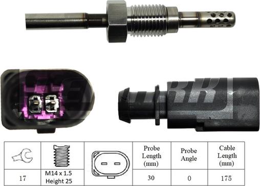 LEMARK LXT271 - Capteur, température des gaz cwaw.fr