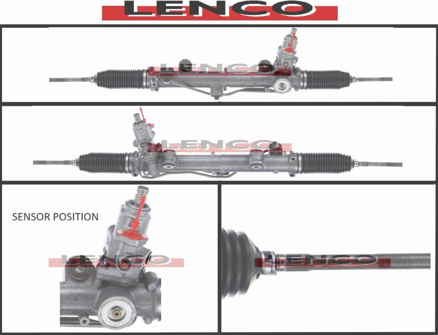 Lenco SGA992L - Crémaillière de direction cwaw.fr