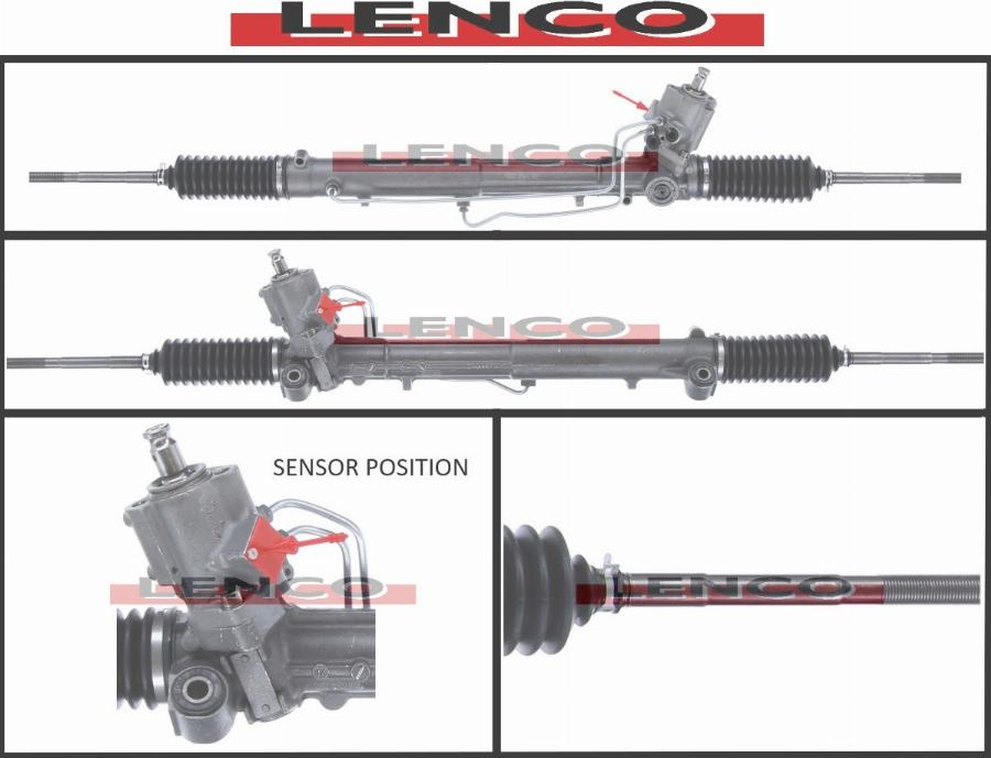 Lenco SGA564L - Crémaillière de direction cwaw.fr