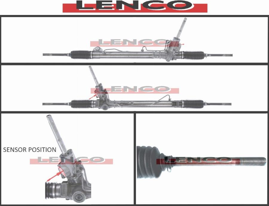 Lenco SGA658L - Crémaillière de direction cwaw.fr