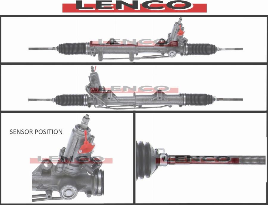 Lenco SGA046L - Crémaillière de direction cwaw.fr