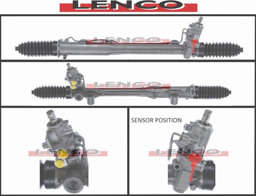 Lenco SGA006L - Crémaillière de direction cwaw.fr