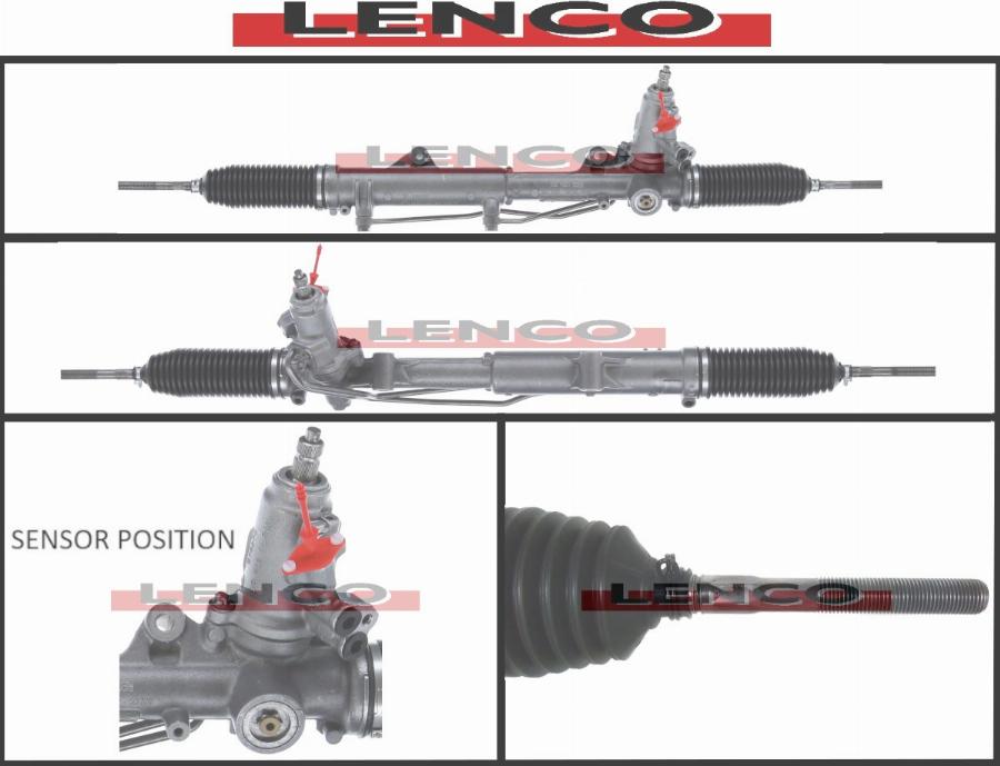 Lenco SGA1054L - Crémaillière de direction cwaw.fr