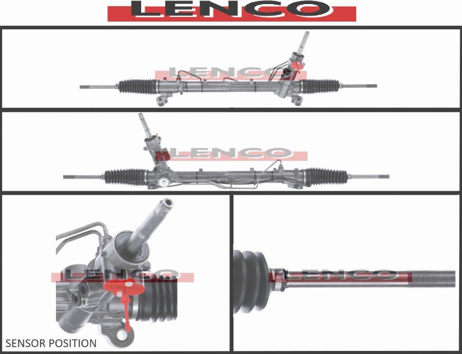 Lenco SGA106L - Crémaillière de direction cwaw.fr