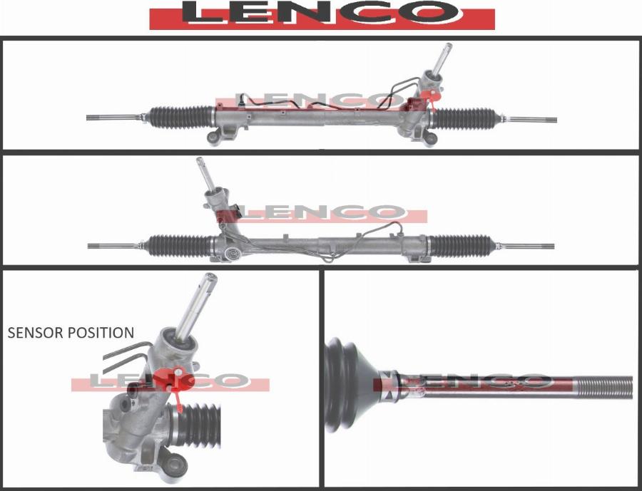 Lenco SGA135L - Crémaillière de direction cwaw.fr