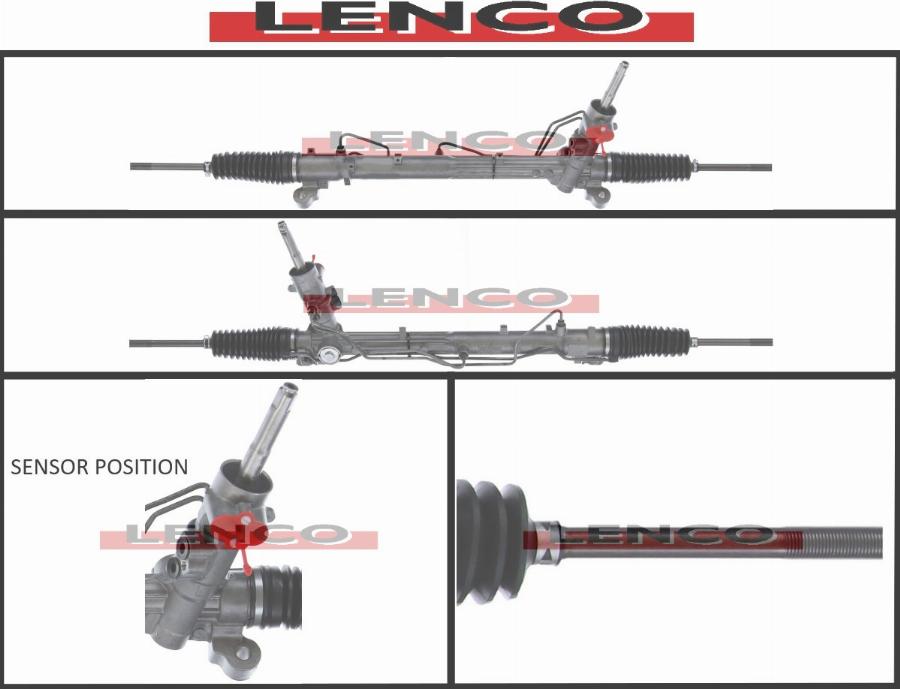 Lenco SGA889L - Crémaillière de direction cwaw.fr