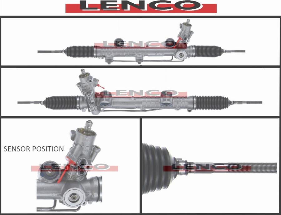 Lenco SGA876L - Crémaillière de direction cwaw.fr