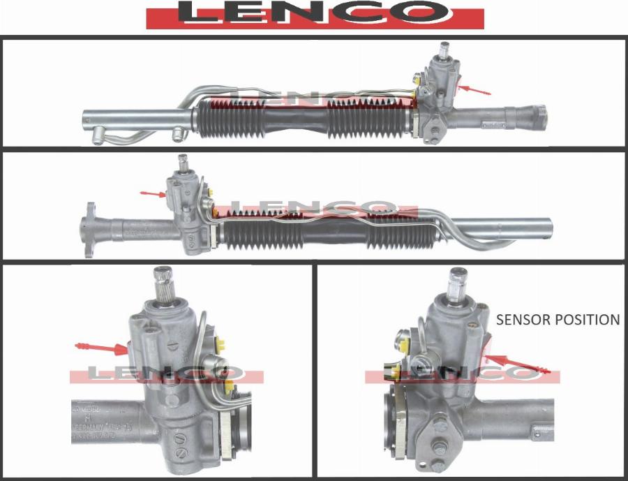 Lenco SGA770L - Crémaillière de direction cwaw.fr