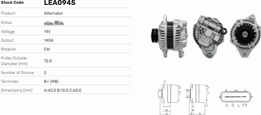 LE Part LEA0945 - Alternateur cwaw.fr