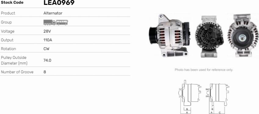 LE Part LEA0969 - Alternateur cwaw.fr