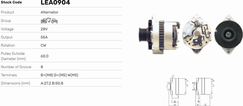 LE Part LEA0904 - Alternateur cwaw.fr