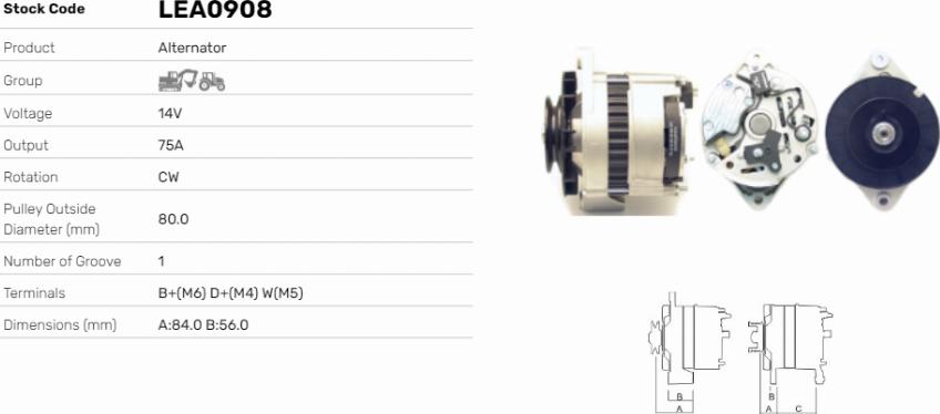 LE Part LEA0908 - Alternateur cwaw.fr