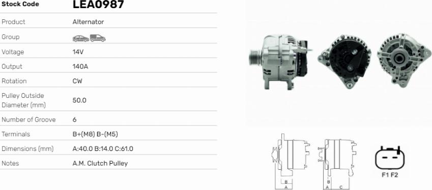 LE Part LEA0987 - Alternateur cwaw.fr