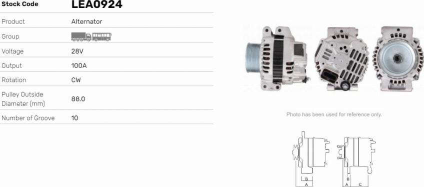 LE Part LEA0924 - Alternateur cwaw.fr