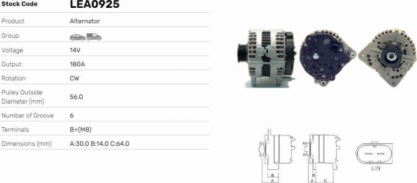 LE Part LEA0925 - Alternateur cwaw.fr
