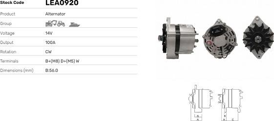 LE Part LEA0920 - Alternateur cwaw.fr