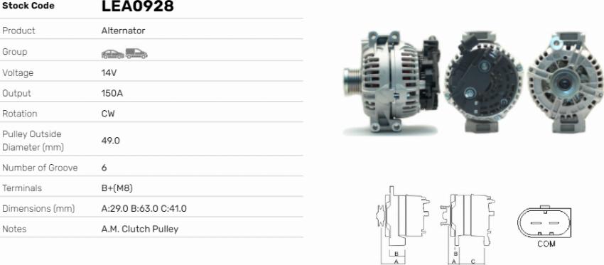 LE Part LEA0928 - Alternateur cwaw.fr
