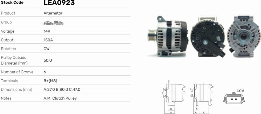 LE Part LEA0923 - Alternateur cwaw.fr