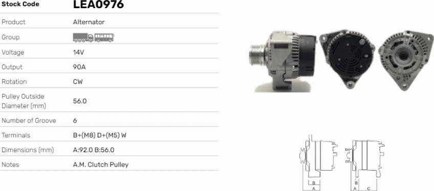 LE Part LEA0976 - Alternateur cwaw.fr